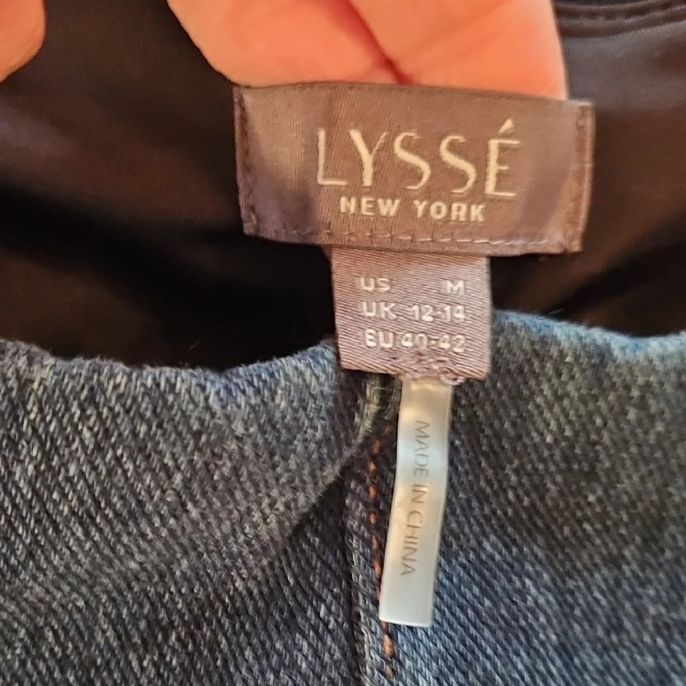 Lysse Stretch Pull Up - Leggings With Stripped Leg - Picture 7 of 8